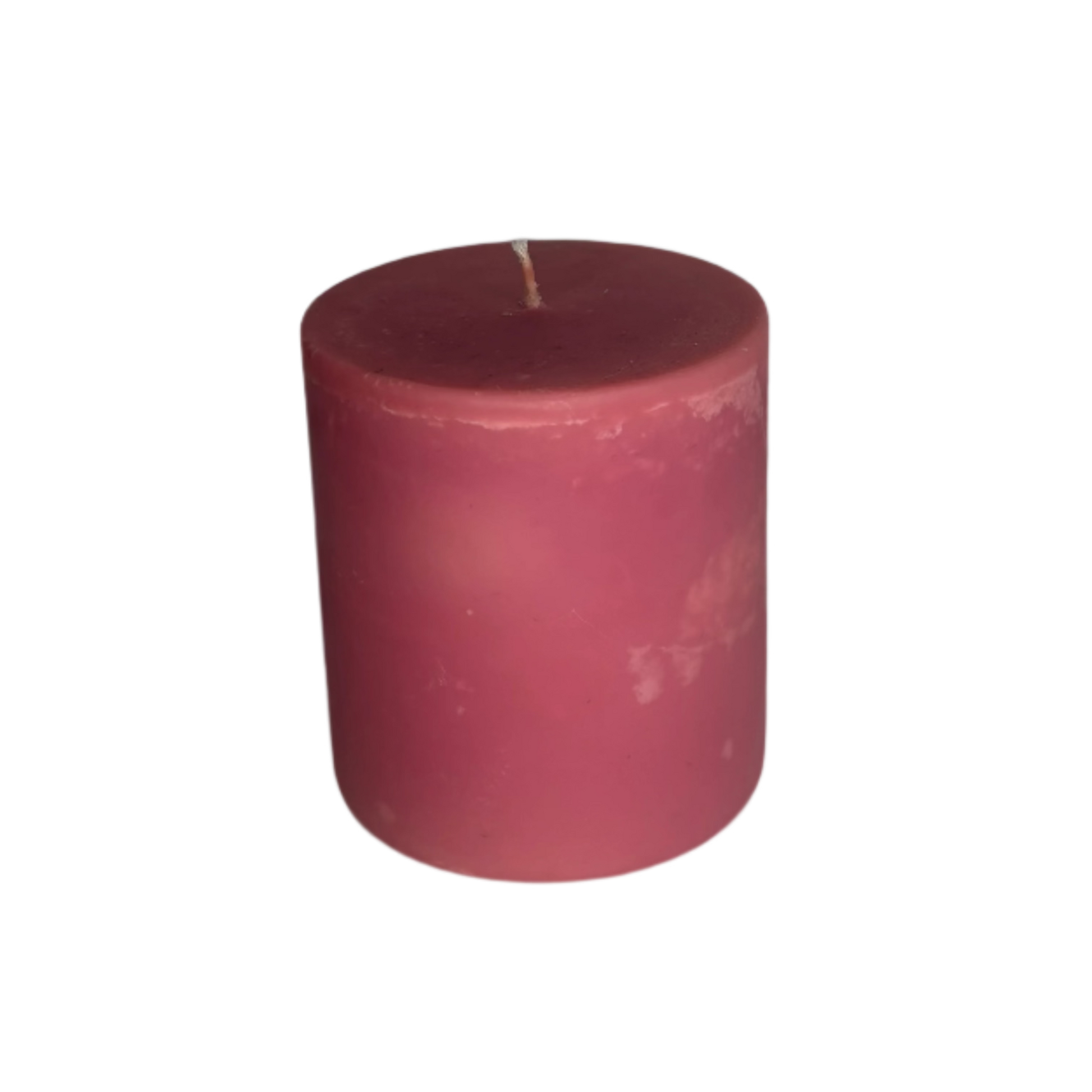 Pink Strawberries and Champagne Pillar Soy Candle