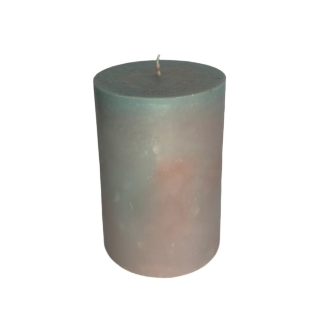 Angel of Paradise Marbled Pillar Soy Candle