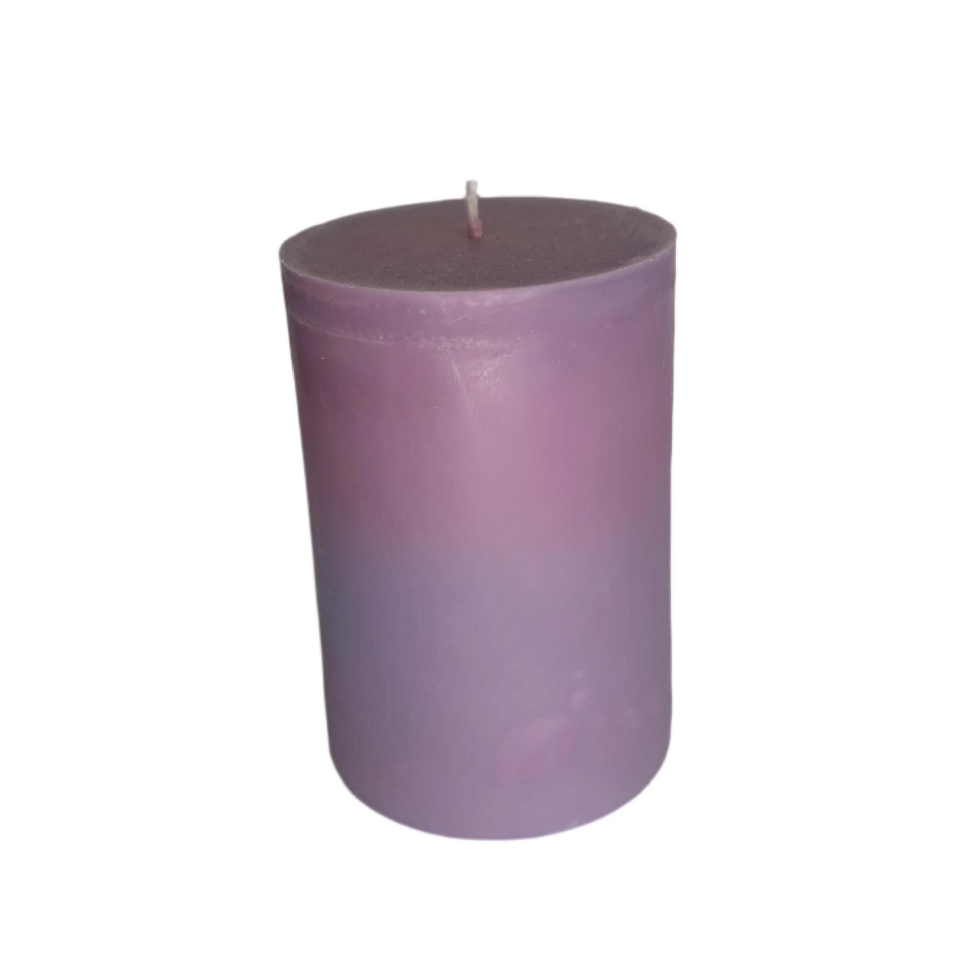 Flower Drum Marbled Pillar Soy Candle