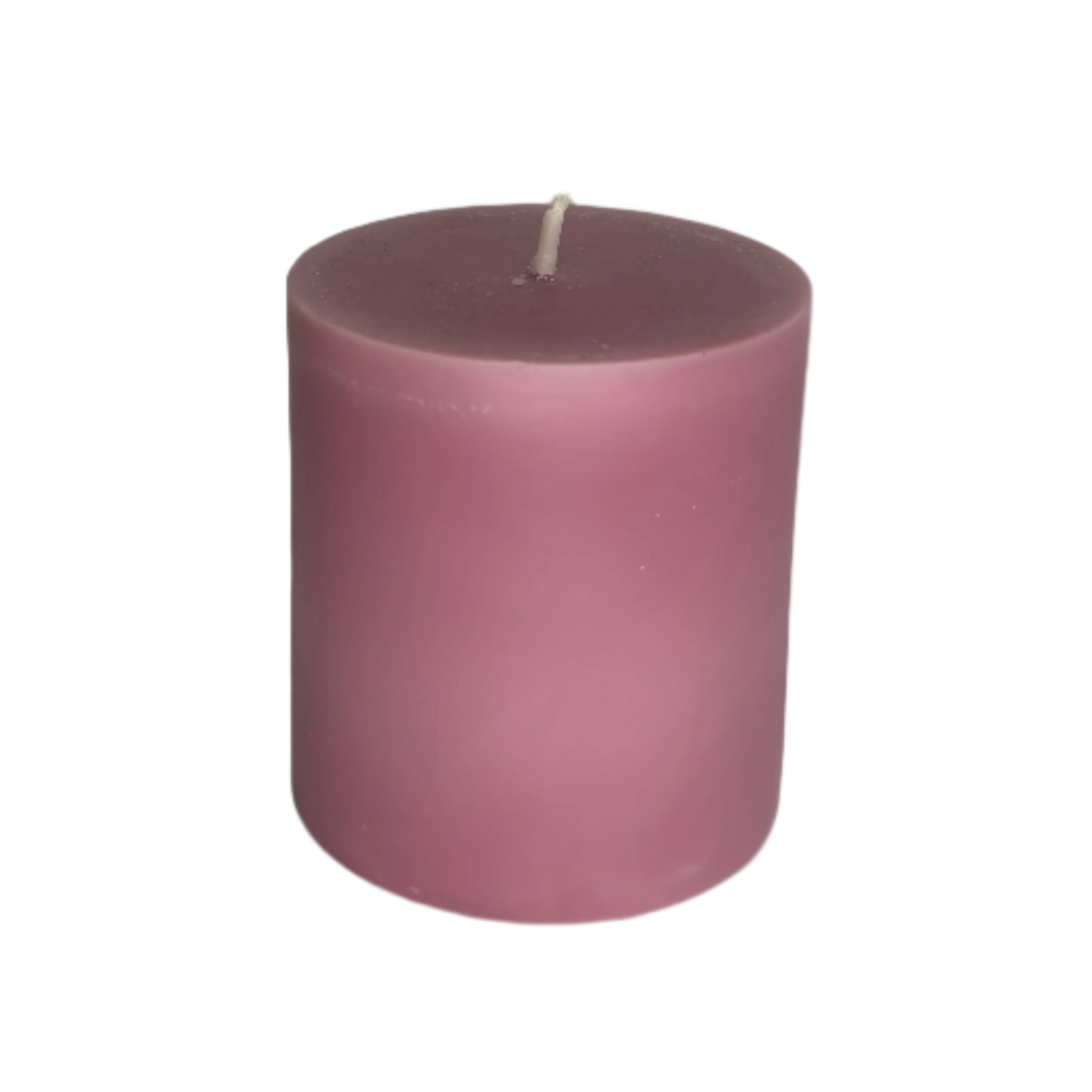 Lotus Flower Pink Pillar Soy Candle