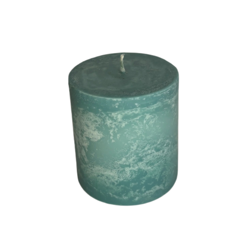 Amalfi Coast Marbled Pillar Soy Candle