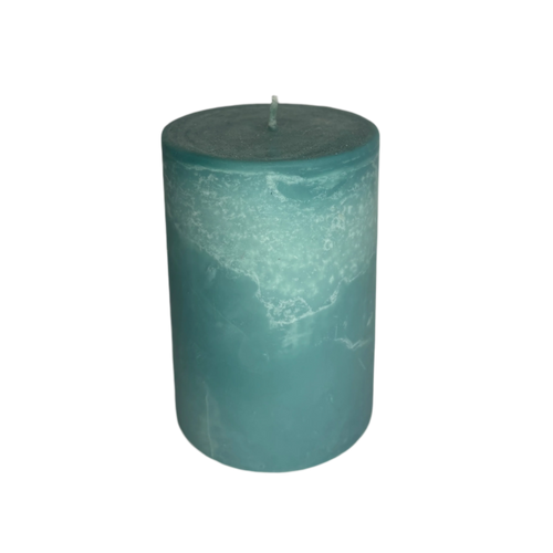 Amalfi Coast Marbled Pillar Soy Candle