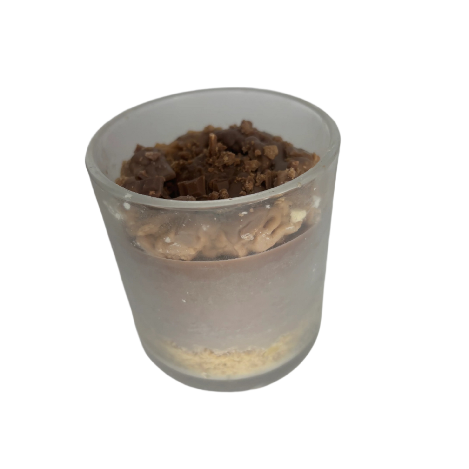 Chocolate Vanilla Pudding Dessert Soy Candle - Glass Jar