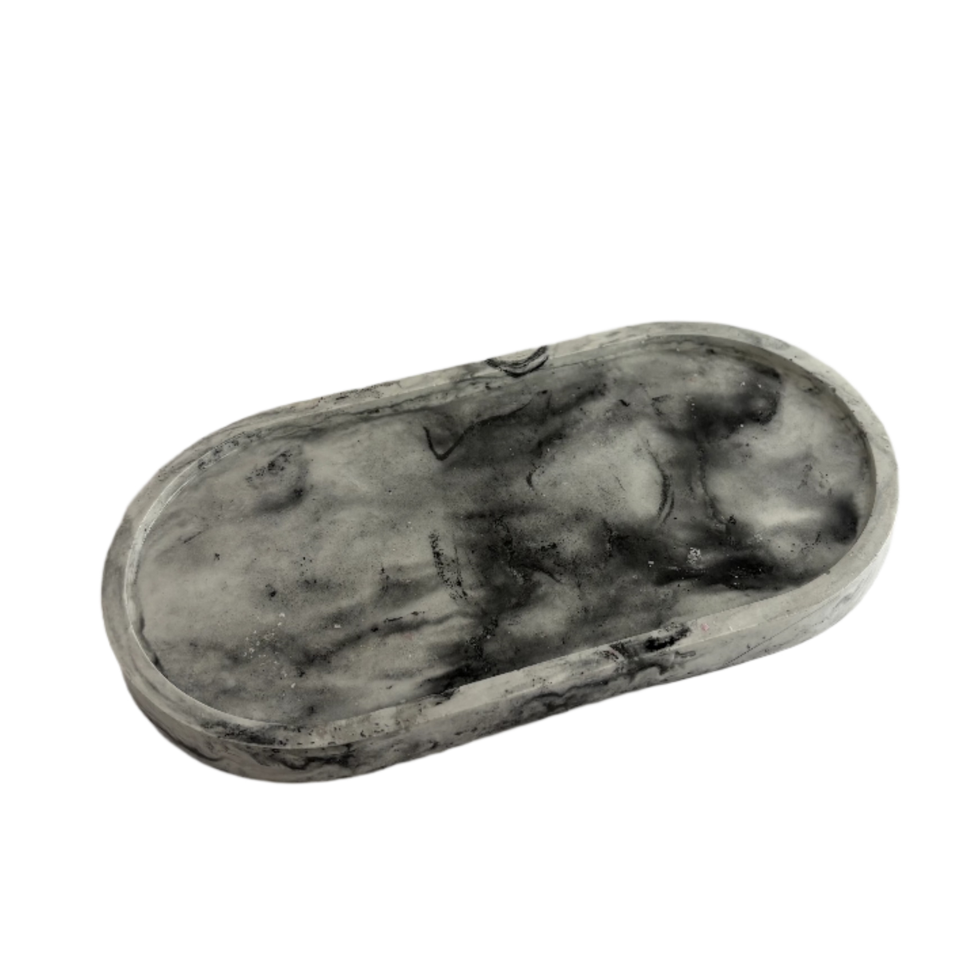 Black and White Eco Resin Candle - 7 Piece Set