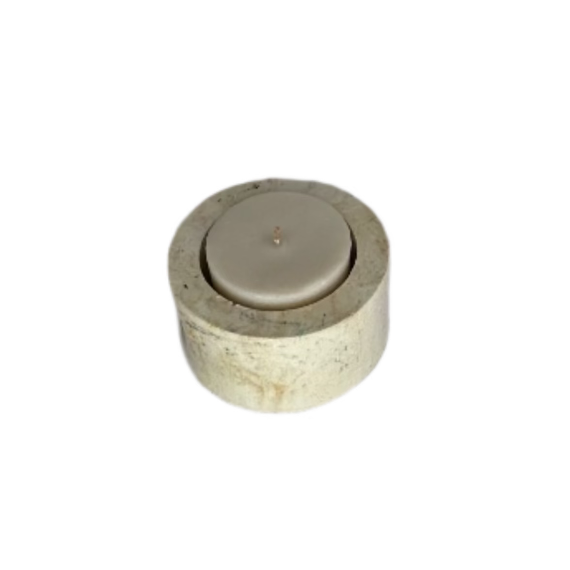 Rustic Cream Eco Resin Tealight Candle Holder - 13 Piece Set