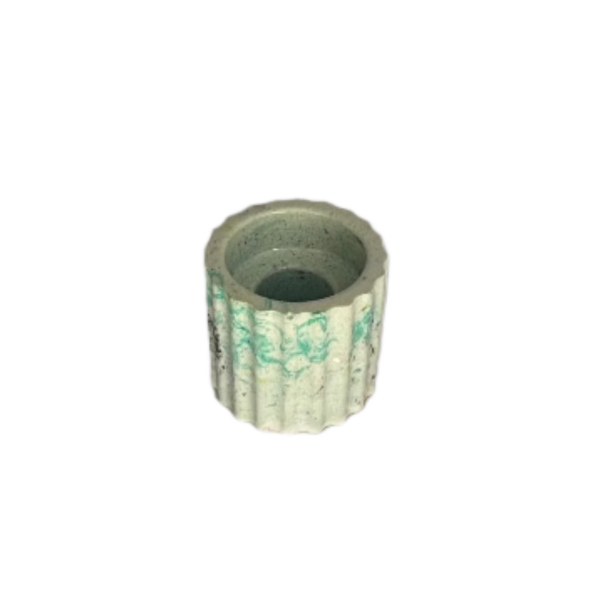 Rustic Blue Eco Resin Taper Candle Holder - 5 Piece Set