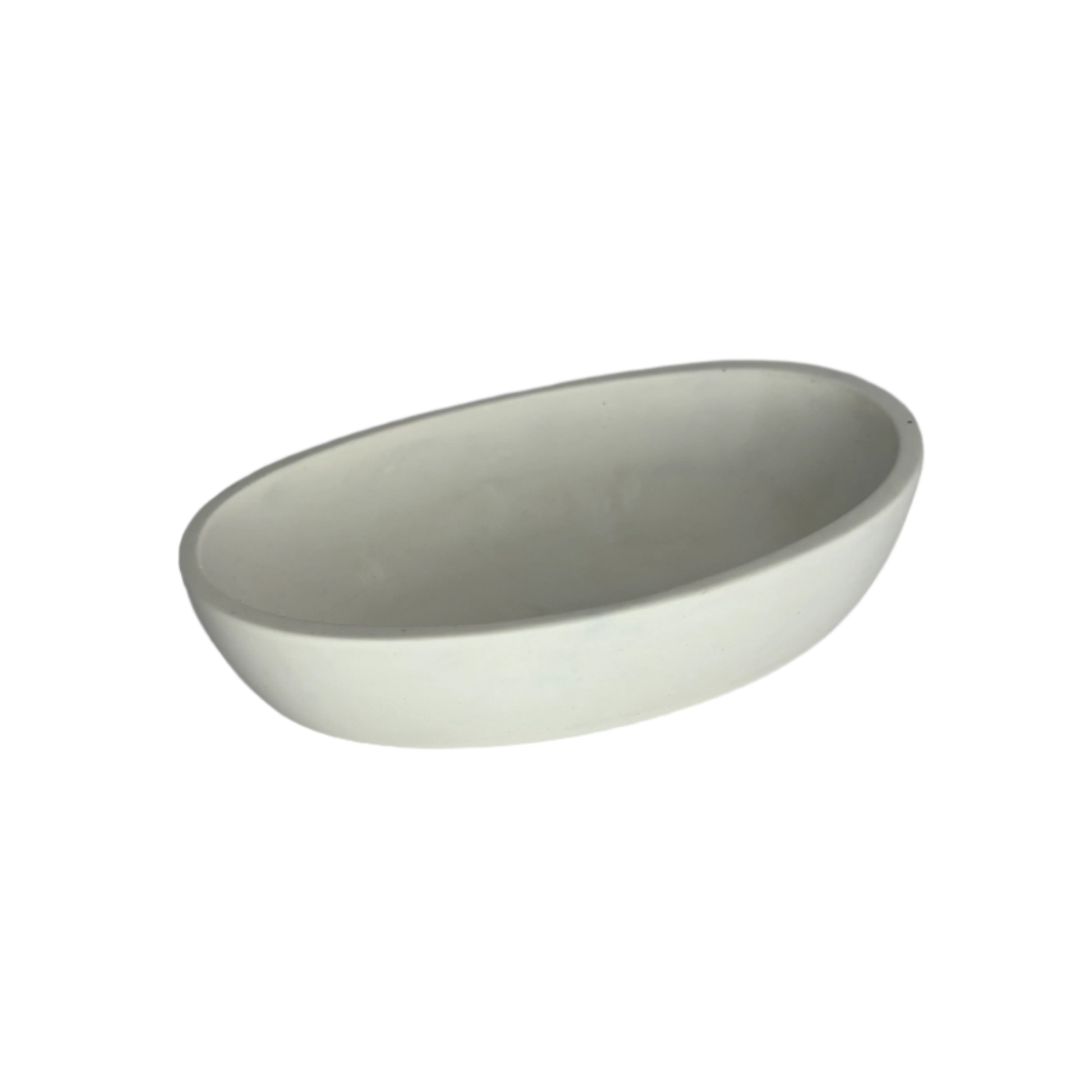 White Eco Resin Decorative Trinket Bowl