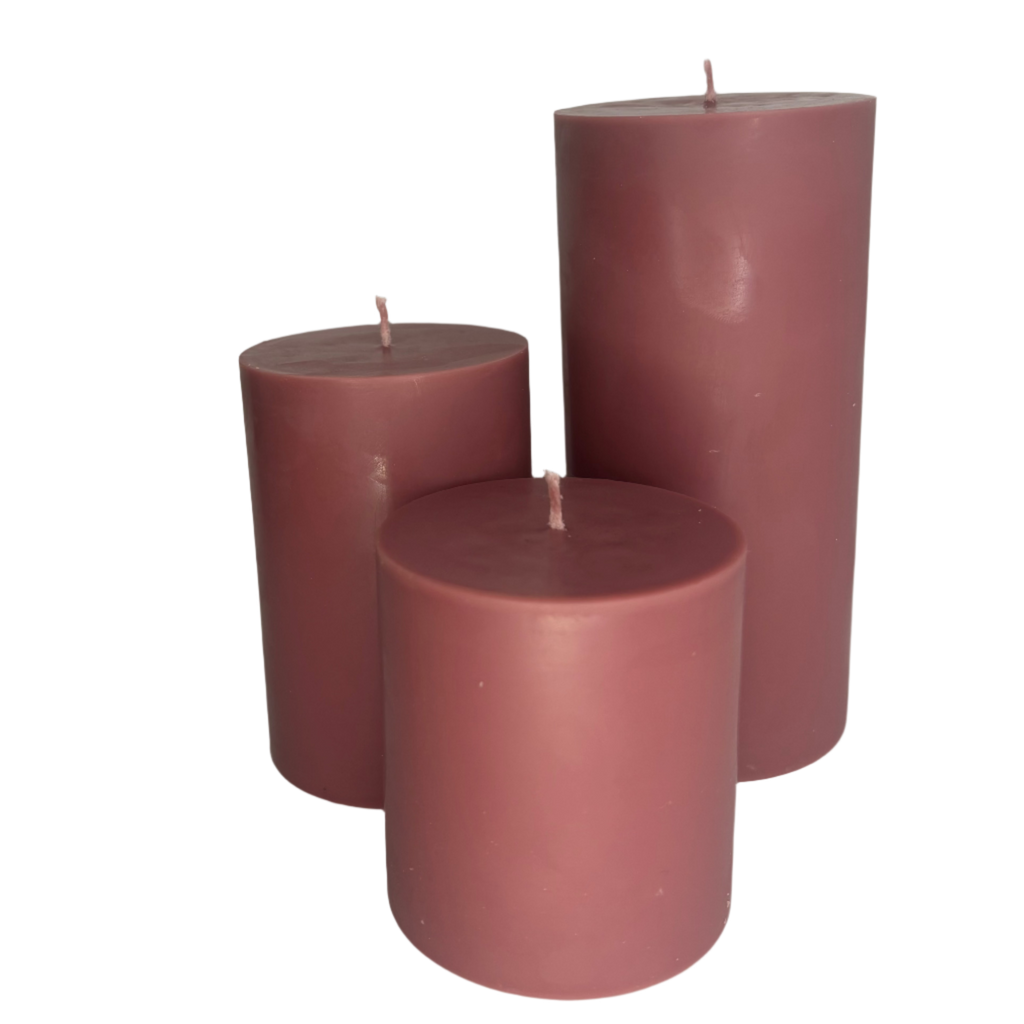 J'adore Paris Maroon Pillar Soy Candle