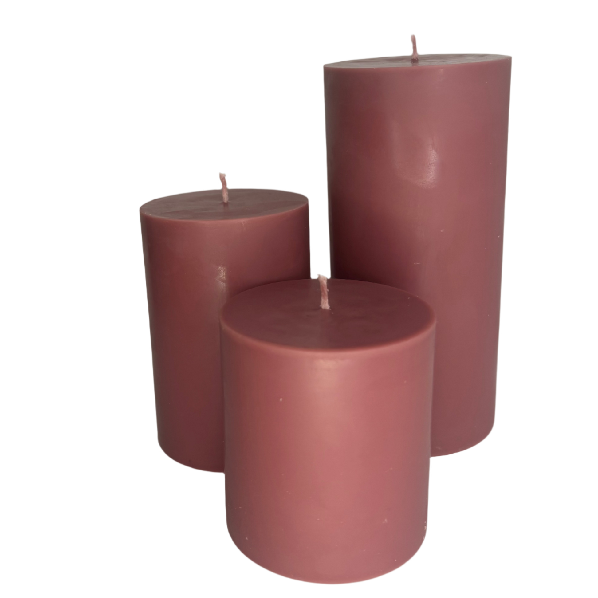 J'adore Paris Maroon Pillar Soy Candle