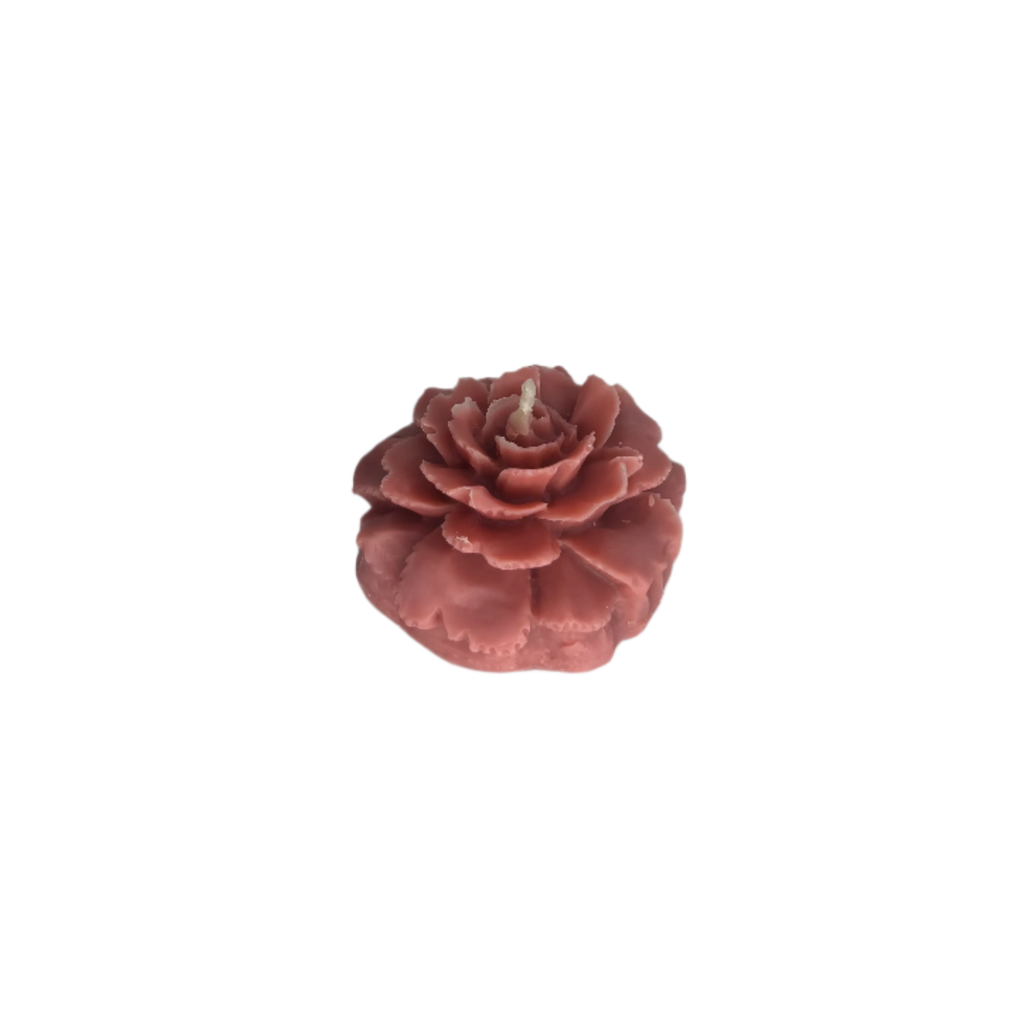 Flower Drum Rose Blush Pink Decorative Soy Candle