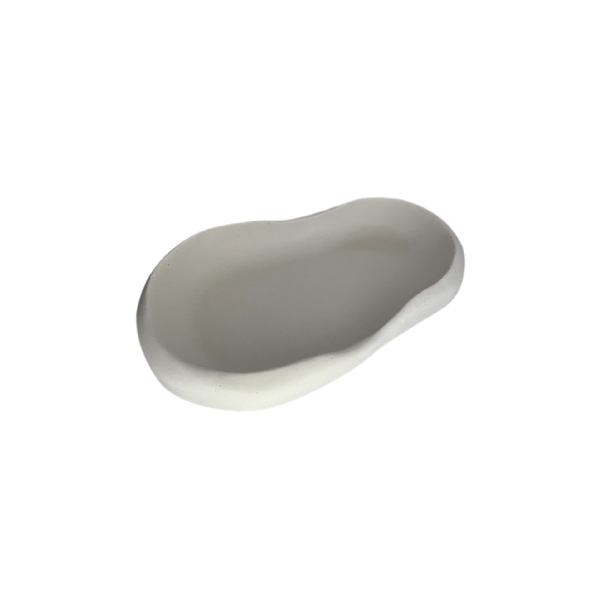 White Wavy Eco Resin Decorative Bowl - Medium