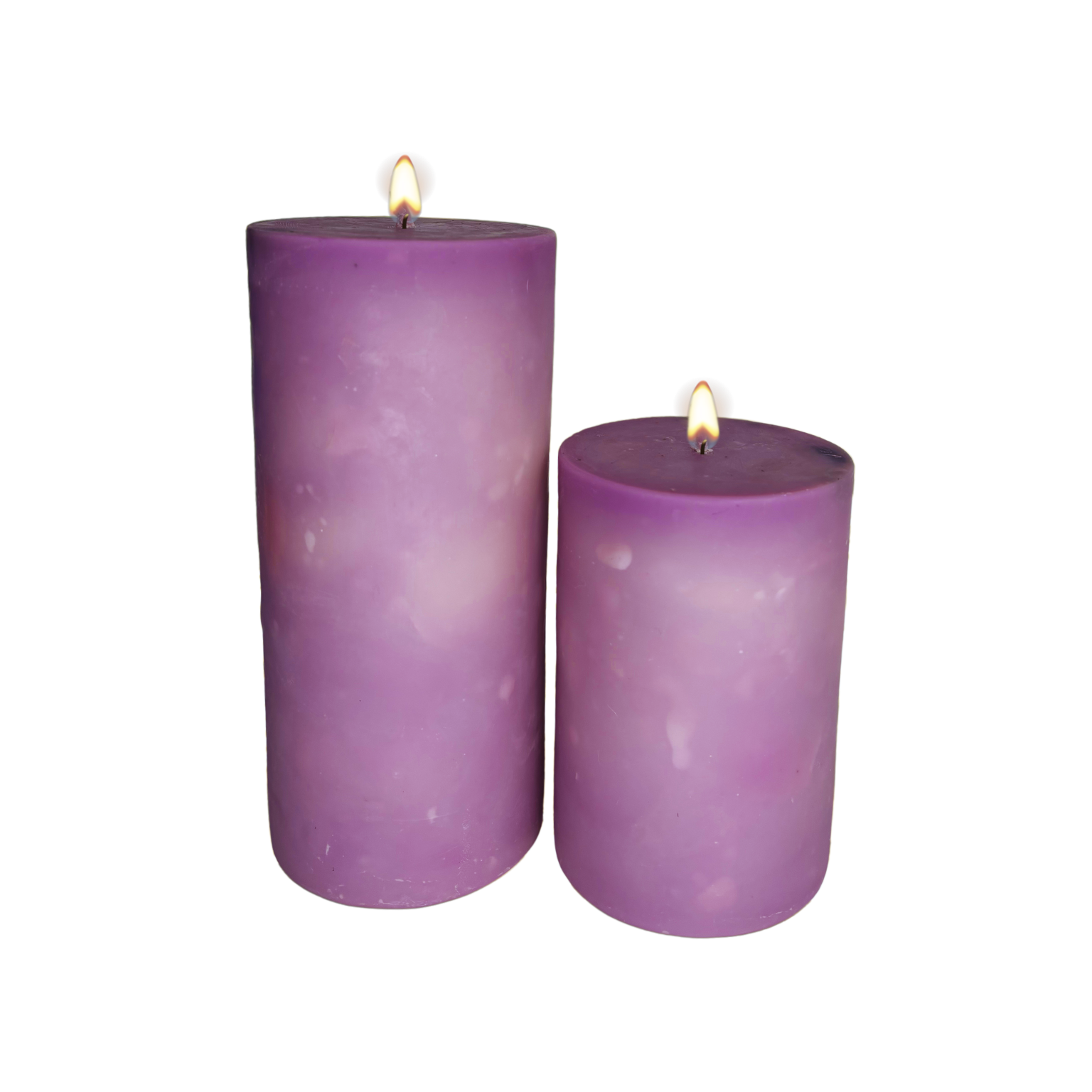Purple Blueberry Cheesecake Marble Pillar Soy Candle