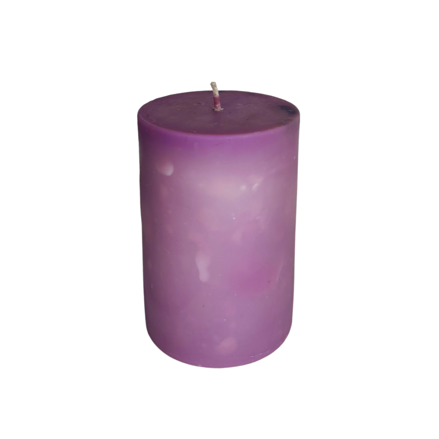 Purple Blueberry Cheesecake Marble Pillar Soy Candle